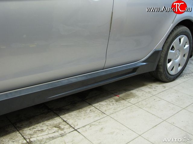 7 899 р. Пороги накладки RPM Mitsubishi Lancer 10 седан дорестайлинг (2007-2010) (Неокрашенные)