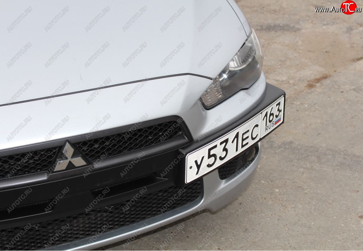 1699р Воздуховоды радиатора в передний бампер Квадрат Mitsubishi Lancer 10  Неокрашенные купить