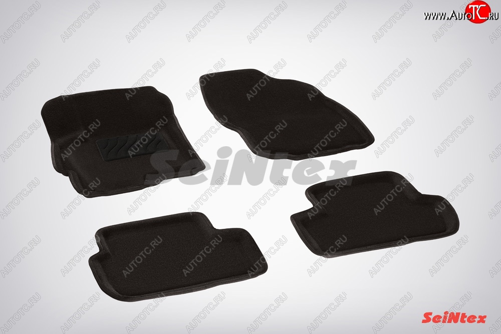 4 799 р. Износостойкие коврики в салон 3D MITSUBISHI LANCER X черные (компл) Mitsubishi Lancer 10 седан дорестайлинг (2007-2010)