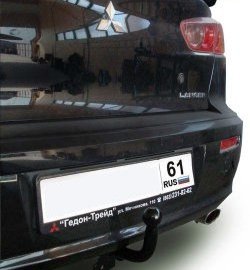 6 899 р. Фаркоп Лидер Плюс Mitsubishi Lancer 10 седан дорестайлинг (2007-2010) (Без электропакета). Увеличить фотографию 1