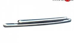 19 699 р. Защита заднего бампера (Ø76 и 42 мм, нержавейка) Russtal  Mitsubishi Outlander  XL (2010-2013). Увеличить фотографию 1