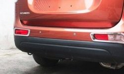 3 599 р. Накладки на задние отражатели СТ Mitsubishi Outlander GF 2-ой рестайлинг (2015-2018). Увеличить фотографию 3