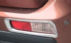 3 599 р. Накладки на задние отражатели СТ  Mitsubishi Outlander  GF (2015-2018). Увеличить фотографию 1