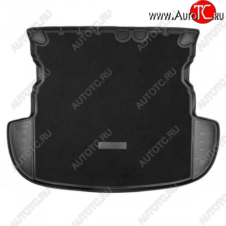 2 859 р. Комбинированый коврик багажника (без органайзера) Unidec  Mitsubishi Outlander  GF (2012-2018) (Чёрный)