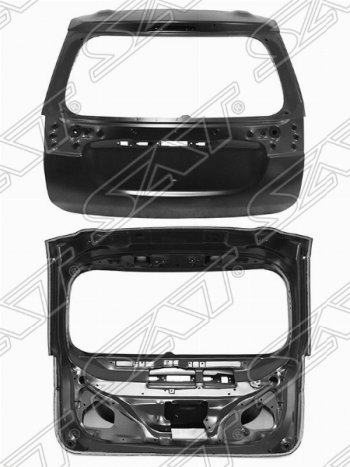 18 599 р. Дверь багажника SAT (под камеру и автооткрывание) Mitsubishi Outlander GF дорестайлинг (2012-2014) (Неокрашенная). Увеличить фотографию 1