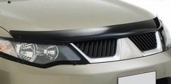 Дефлектор капота NovLine Mitsubishi Outlander XL (CW)  дорестайлинг (2005-2009)