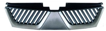6 999 р. Решётка радиатора SAT Mitsubishi Outlander XL (CW)  дорестайлинг (2005-2009) (Неокрашенная). Увеличить фотографию 1