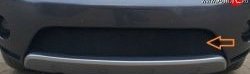 Сетка на бампер Russtal (черная) Mitsubishi Outlander XL (CW)  дорестайлинг (2005-2009)