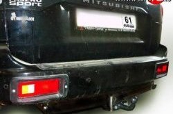 12 399 р. Фаркоп Лидер Плюс (c нерж. пластиной) Mitsubishi Outlander XL (CW)  дорестайлинг (2005-2009) (Без электропакета). Увеличить фотографию 1