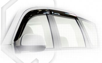 1 839 р. Дефлектора окон CA-Plastiс  Mitsubishi Outlander  XL (2010-2013) (Classic полупрозрачный, Без хром.молдинга). Увеличить фотографию 1