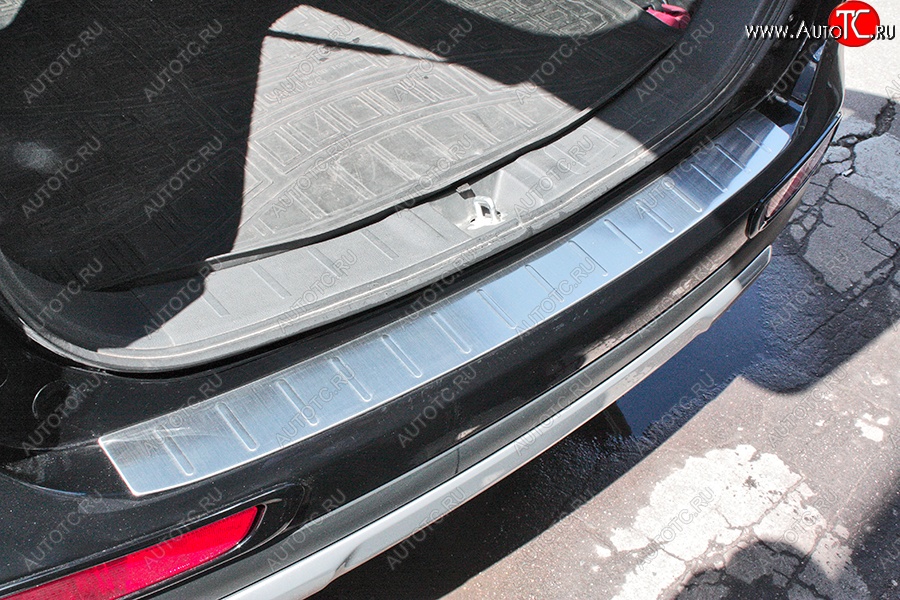 3 249 р. Защитная накладка заднего бампера WINBO  Mitsubishi Outlander  GF (2012-2014)