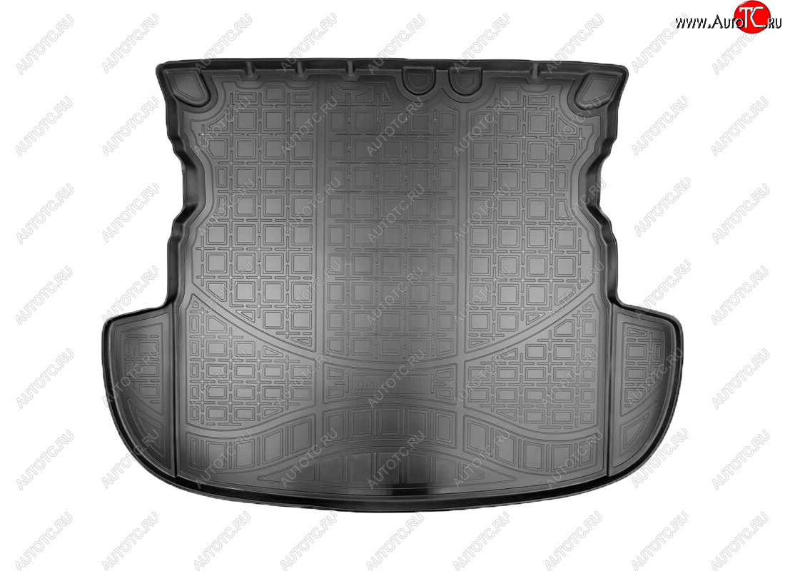 1 689 р. Коврик в багажник Norplast Unidec (без органайзера)  Mitsubishi Outlander  GF (2012-2014) (Цвет: черный)