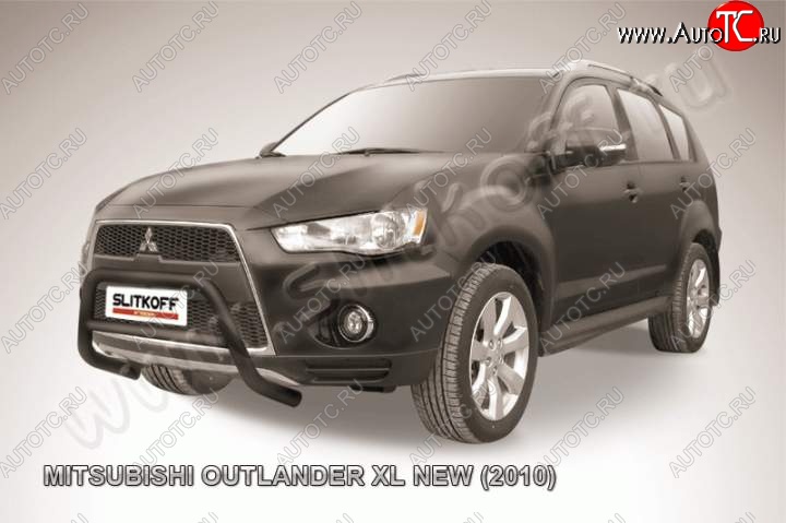 13 499 р. Кенгурятник d57 низкий  Mitsubishi Outlander  XL (2010-2013) (Цвет: серебристый)