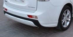 4 799 р. Боковые накладки на задний бампер BROOMER Design Mitsubishi Outlander GF дорестайлинг (2012-2014) (Неокрашенная). Увеличить фотографию 1