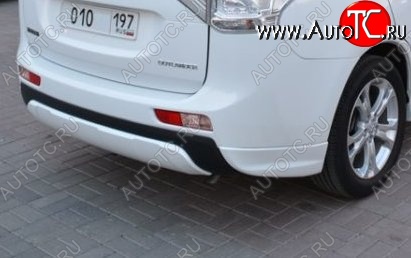 4 799 р. Боковые накладки на задний бампер BROOMER Design Mitsubishi Outlander GF дорестайлинг (2012-2014) (Неокрашенная)
