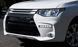 29 999 р. Передний бампер Tuning-Sport  Mitsubishi Outlander  GF (2012-2014) (Неокрашенный). Увеличить фотографию 1