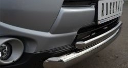18 799 р. Защита переднего бампера (2 трубыØ76 и 42 мм, нержавейка) Russtal  Mitsubishi Outlander  GF (2012-2014). Увеличить фотографию 4
