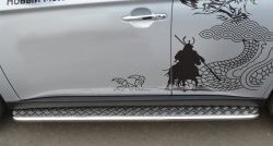 20 749 р. Широкая защита порогов Russtal  Mitsubishi Outlander  GF (2012-2014). Увеличить фотографию 1