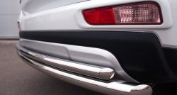 15 999 р. Защита заднего бампера (Ø63 и 42 мм, нержавейка) Russtal  Mitsubishi Outlander  GF (2014-2016). Увеличить фотографию 4