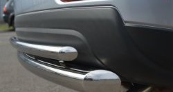 18 799 р. Защита заднего бампера (Ø76 и 42 мм, нержавейка) Russtal  Mitsubishi Outlander  GF (2012-2014). Увеличить фотографию 3