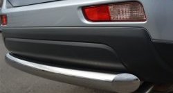 14 599 р. Одинарная защита заднего бампера из трубы диаметром 76 мм Russtal  Mitsubishi Outlander  GF (2012-2014). Увеличить фотографию 3