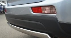 15 649 р. Защита заднего бампера (Ø75x42 мм, нержавейка) Russtal  Mitsubishi Outlander  GF (2012-2014). Увеличить фотографию 3