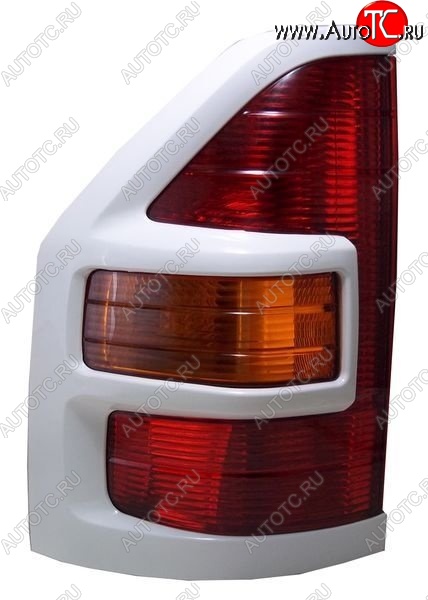 1 499 р. Правый задний фонарь SAT (белая окантовка) Mitsubishi Pajero 3 V70 дорестайлинг (1999-2003)