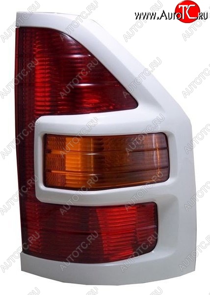 1 499 р. Левый задний фонарь SAT (белая окантовка) Mitsubishi Pajero 3 V70 дорестайлинг (1999-2003)