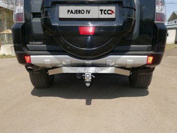 17 999 р. Фаркоп (тягово-сцепное устройство) TCC (надпись Pajero) Mitsubishi Pajero 4 V80 дорестайлинг (2006-2011) (Оцинкованный, шар E). Увеличить фотографию 1