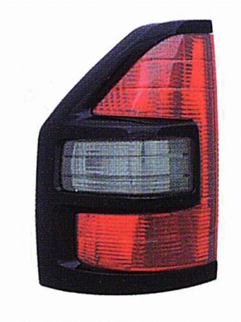 Левый задний фонарь SAT (черная окантовка) Mitsubishi Pajero 3 V60 дорестайлинг (1999-2003)