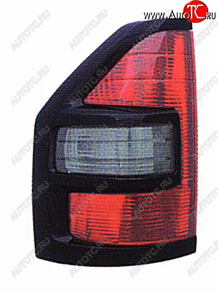1 699 р. Левый задний фонарь SAT (черная окантовка) Mitsubishi Pajero 3 V70 дорестайлинг (1999-2003)