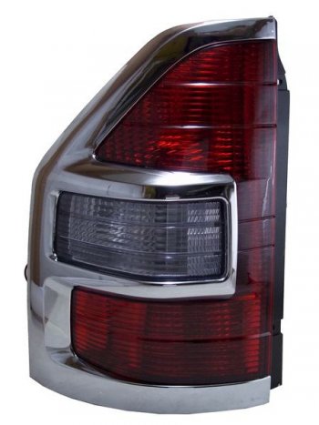 Левый задний фонарь SAT (хром) Mitsubishi Pajero 3 V60 дорестайлинг (1999-2003)