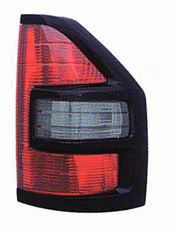 Правый задний фонарь SAT (черная окантовка) Mitsubishi Pajero 3 V70 дорестайлинг (1999-2003)
