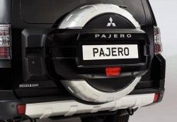 3 399 р. Чехол (кожух) запасного колеса Стандартный Mitsubishi Pajero 4 V80 дорестайлинг (2006-2011) (Неокрашенный). Увеличить фотографию 6