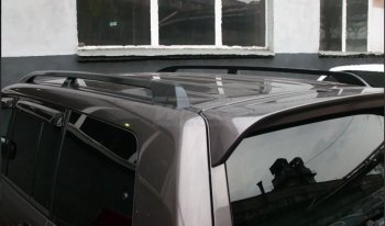 11 099 р. Рейлинги OE Style (черный)  Mitsubishi Pajero  4 V90 (2006-2020). Увеличить фотографию 1