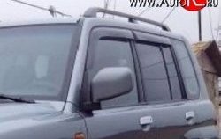 999 р. Комплект дефлекторов окон (ветровиков) 4 шт. (5 дверей) Russtal  Mitsubishi Pajero iO (1998-2007). Увеличить фотографию 1