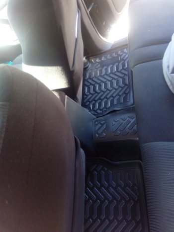 1 489 р. Комплект ковриков в салон (с подпятником) Aileron 3D Mitsubishi Pajero Sport 3 QE дорестайлинг (2015-2021). Увеличить фотографию 4