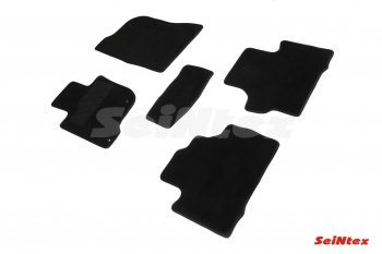 Комплект ворсовых ковриков в салон Seintex Mitsubishi Pajero Sport 3 QE дорестайлинг (2015-2021)