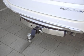 15 249 р. Фаркоп Petroil Tuning (съемный квадрат)  Mitsubishi Pajero Sport  3 QE (2015-2021) (Без заглушки ). Увеличить фотографию 2