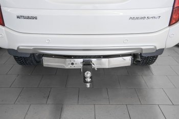15 249 р. Фаркоп Petroil Tuning (съемный квадрат)  Mitsubishi Pajero Sport  3 QE (2015-2021) (Без заглушки ). Увеличить фотографию 3