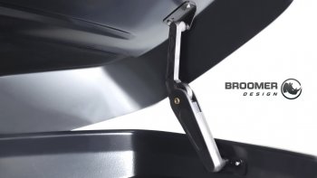 Багажный бокс Audi A8 (D4) 3-е поколение дорестайлинг, седан (2009-2013) Broomer Venture. (Покрытие: шагрень, Цвет: чёрный)Цена: 22 749 р.. Увеличить фотографию 5