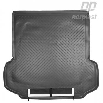 2 999 р. Коврик багажника Norplast Mitsubishi Pajero Sport 2 PB дорестайлинг (2008-2013) (Черный, с погрузочным ковриком (фартуком)). Увеличить фотографию 1