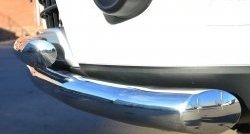 10 899 р. Защита переднего бампера (2 трубыØ63 мм, нержавейка) Russtal  Mitsubishi Pajero Sport  3 PB (2013-2017). Увеличить фотографию 3