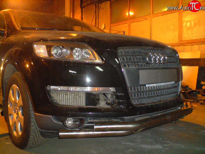 13 799 р. Передняя двойная защиты 63,5 мм Металл-Дизайн  Audi Q7  4L (2005-2009)