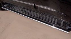 14 999 р. Защита порогов Russtal  Lexus GX  460 (2009-2013) (Защита порогов с со скосами на торцах (вариант 1)). Увеличить фотографию 1