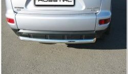 17 649 р. Защита заднего бампера (Ø76 мм, нержавейка) Russtal  Mitsubishi Outlander  XL (2010-2013). Увеличить фотографию 4