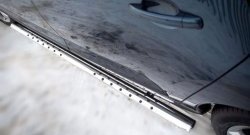 20 749 р. Защита порогов Russtal из овальной трубы с проступью Peugeot 3008 рестайлинг (2013-2017). Увеличить фотографию 4