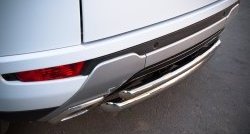 18 999 р. Защита заднего бампера (к-я DYNAMIC, Ø63 и 42 мм, нержавейка) Russtal Land Rover Range Rover Evoque 1 L538 дорестайлинг 3 дв. (2011-2015). Увеличить фотографию 4
