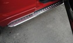 24 599 р. Широкая защита порогов Russtal Suzuki Grand Vitara JT 3 двери 1-ый рестайлинг (2008-2012). Увеличить фотографию 2