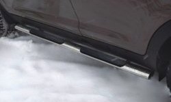 54 999 р. Защита порогов Russtal из овальной трубы с пластиковыми накладками для ног Suzuki Grand Vitara JT 5 дверей 1-ый рестайлинг (2008-2012). Увеличить фотографию 1